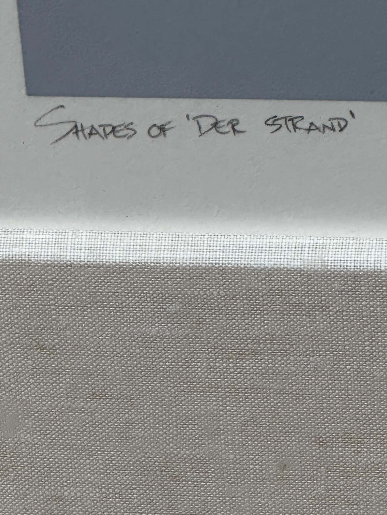 "Shapes of der Strand" Hard Edge Lithograph