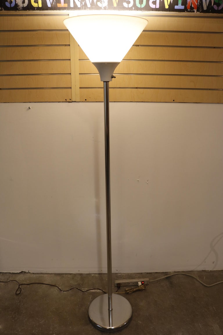 Chrome Floor Lamp 1970s