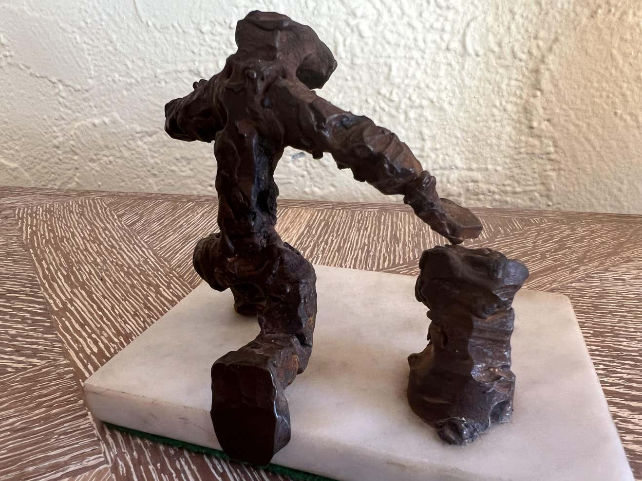 Mid-Century Figurative Brutalist Bronze Sculpture