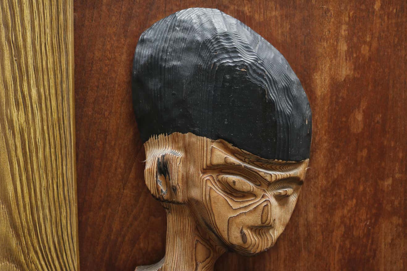 Wall Sculpture of Little Boy Signed William Westenhaver