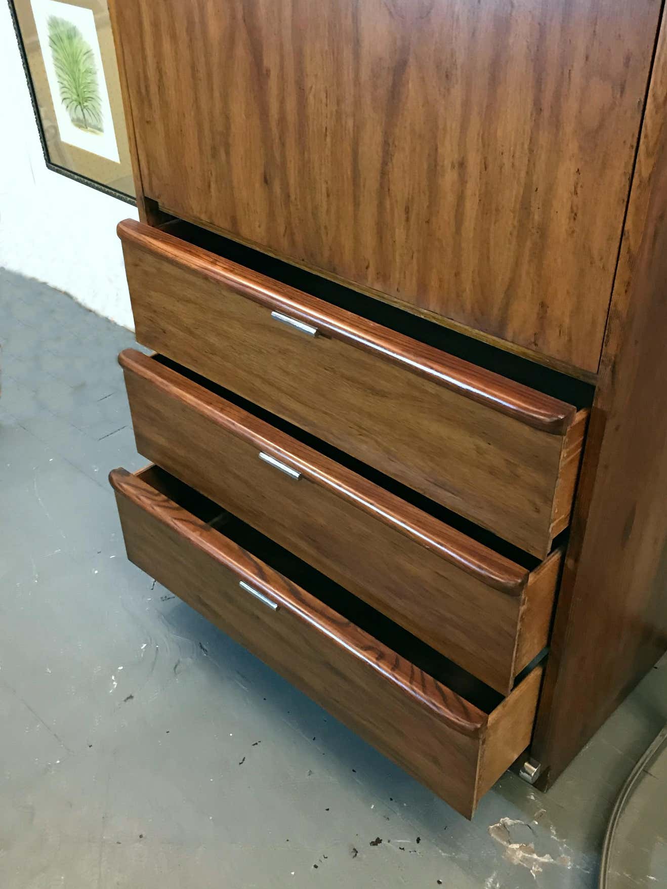 Multi-Functions Walnut  Secretary Bookcase by Drexel