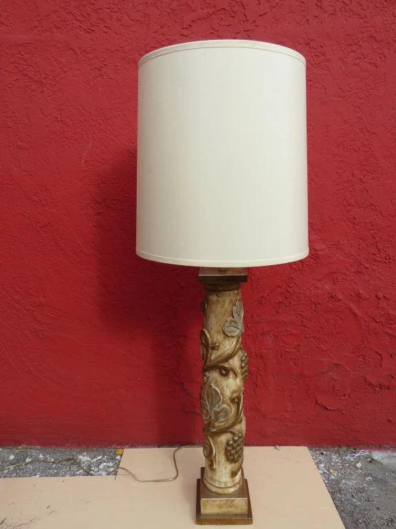 Mid-Century Huge Table Lamp by James Mont