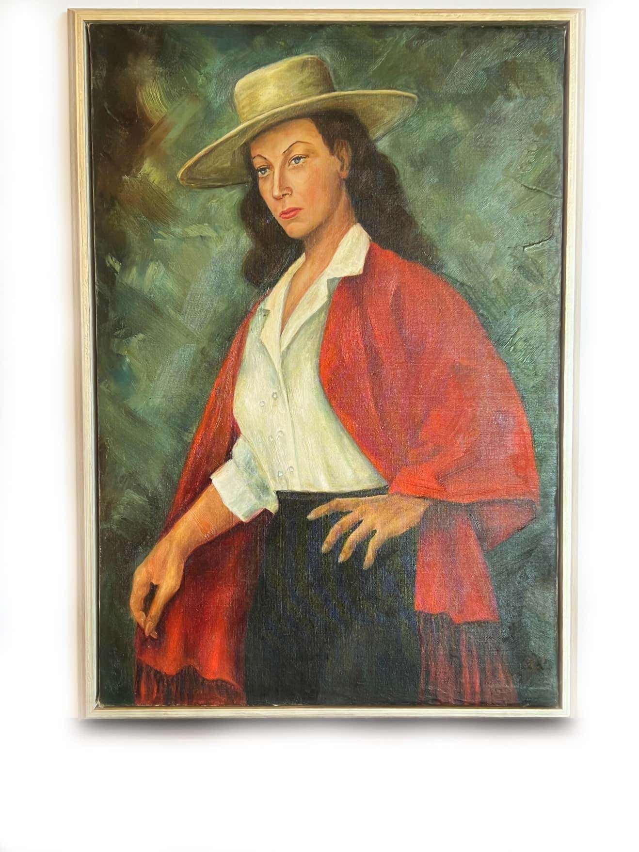 "Amazon" Horsewoman Portrait - Oil Painting on Canvas