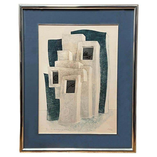 The Milestones of Atlantis, Abstract Lithograph