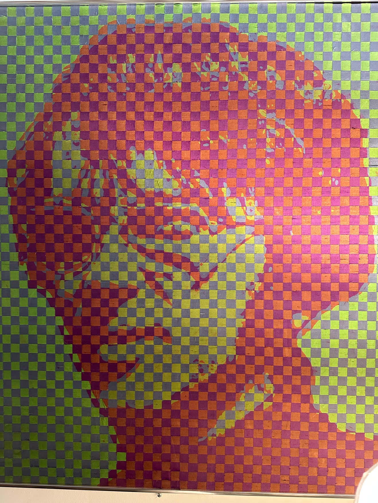 Red and Green Woven Self Portrait by Richard Proctor #3