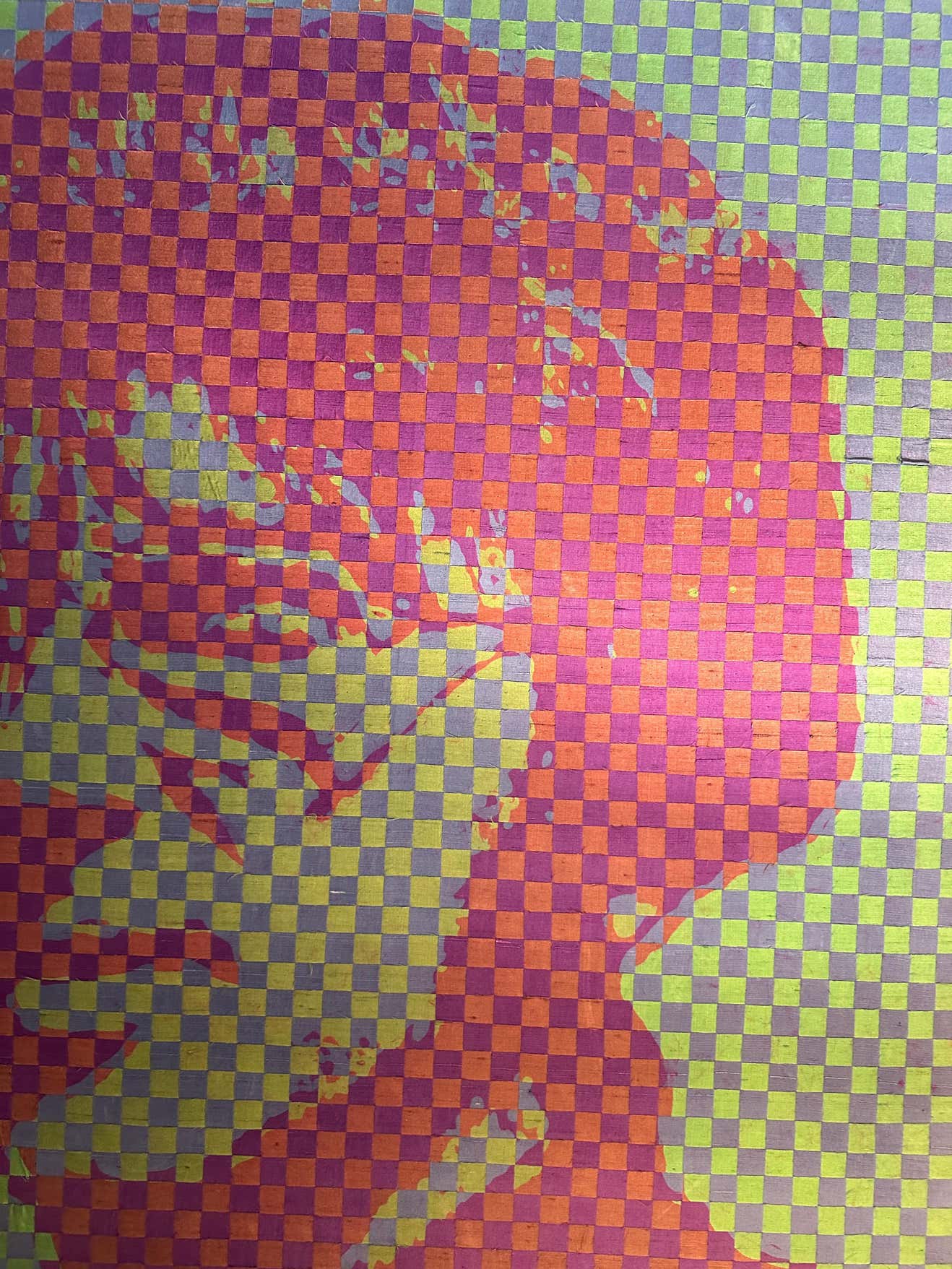 Red and Green Woven Self Portrait by Richard Proctor #3