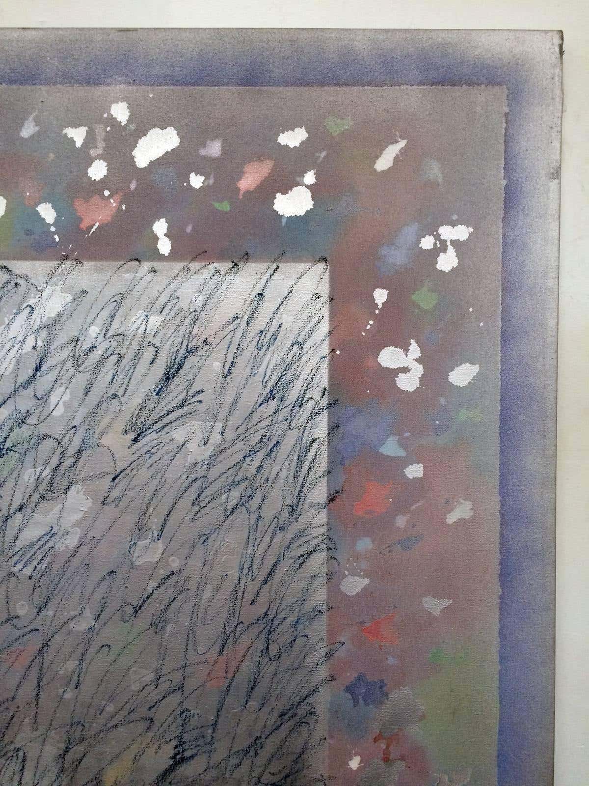 Large Expressionist Abstract Painting by Gerald Campbell