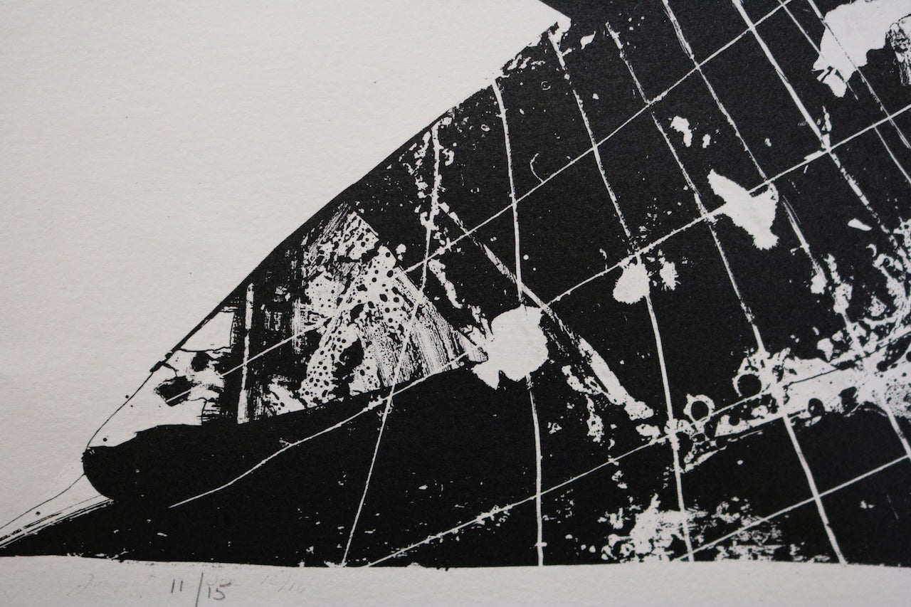 UNTITLED 11/15 Black and White Lithograph by Louise Siekman