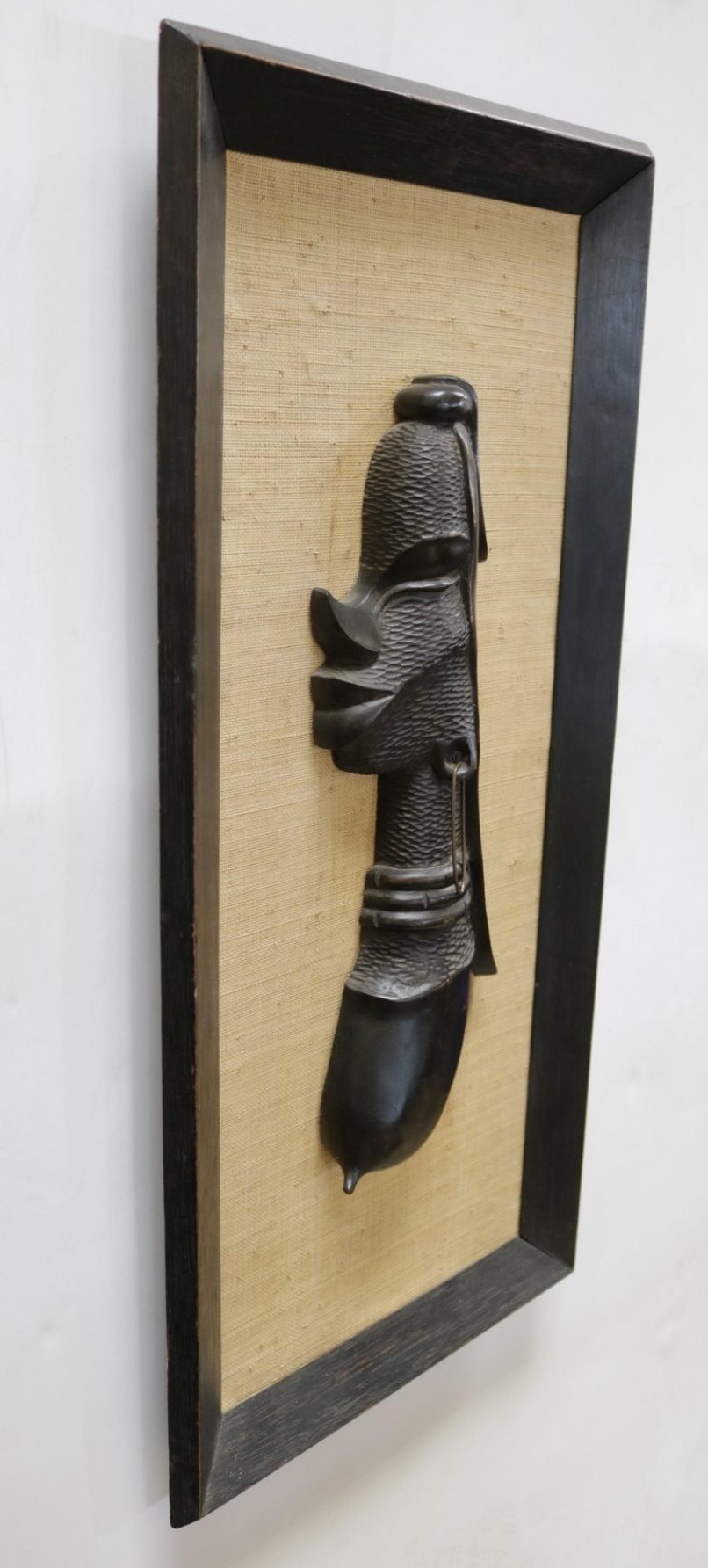 Central African Pair of  Wall Sculptures 'Male and Female'