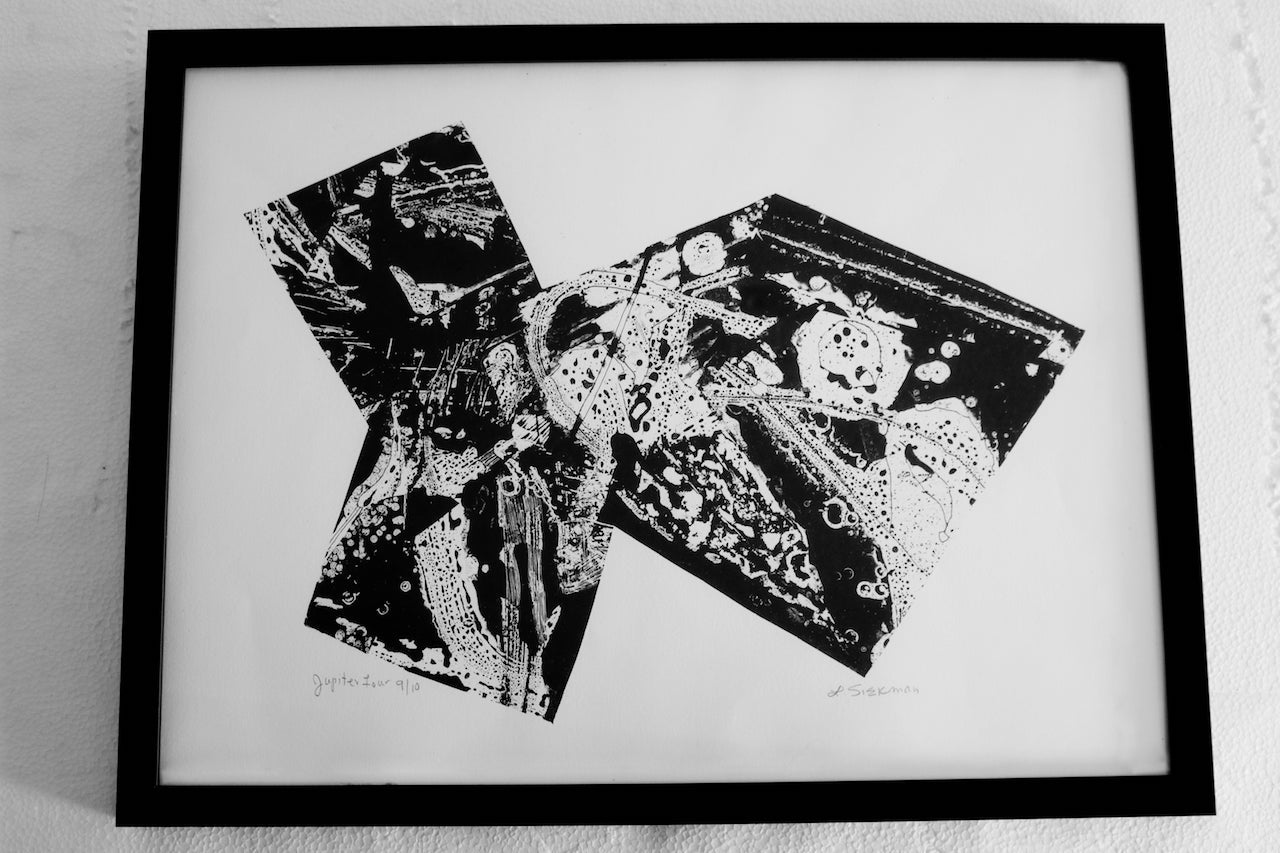 JUPITER FOUR 9/10 Black and White Lithograph by Louise Siekman