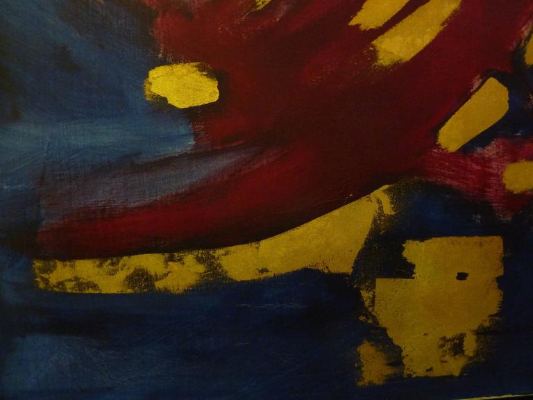 Abstract Oil on Canvas by Bert Miripolsky