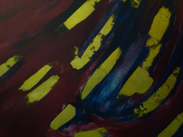 Abstract Oil on Canvas by Bert Miripolsky