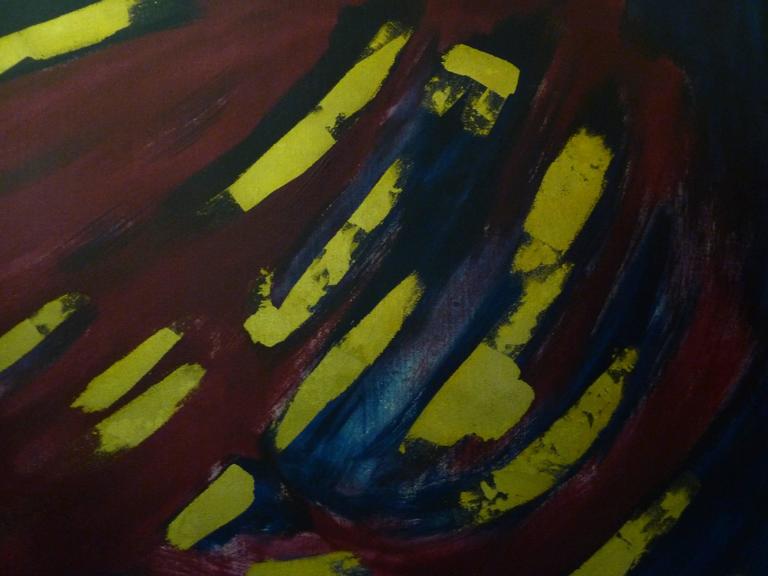 Abstract Oil on Canvas by Bert Miripolsky