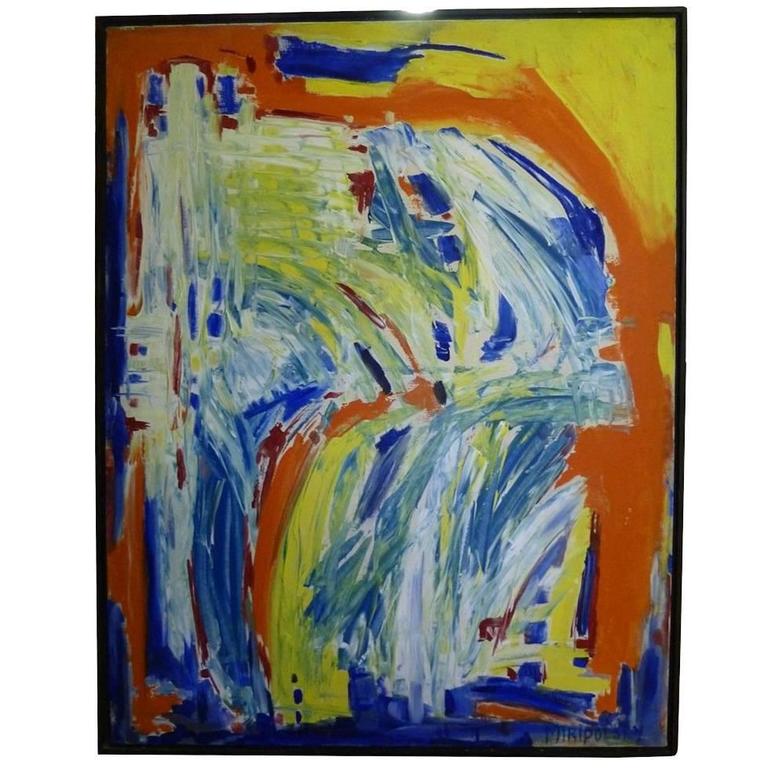 "In Motion"Abstract Painting by Bert Miripolsky
