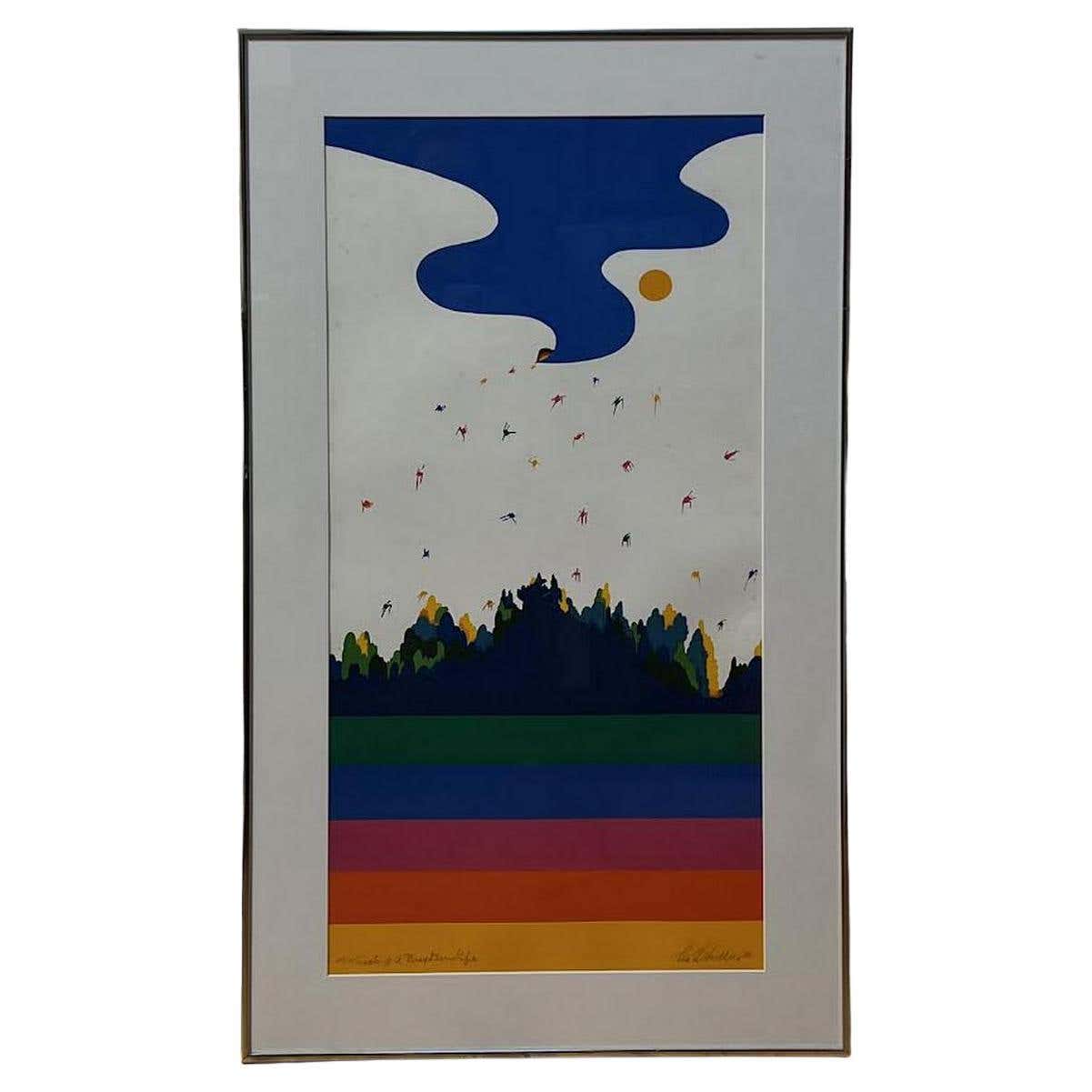 "Creating a Brighter Life" Serigraph by Leo Posillico