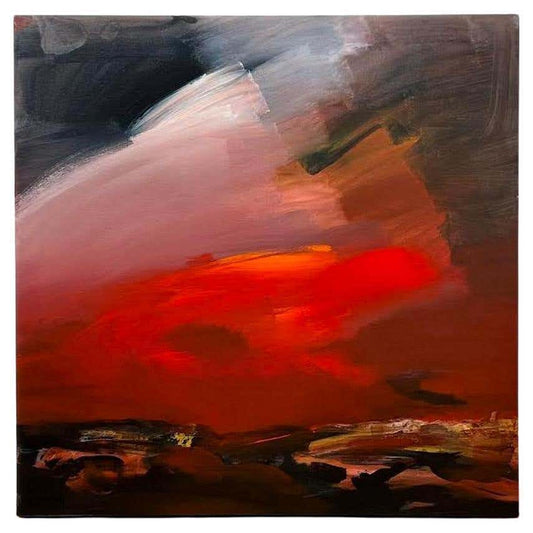 "Red Sky" Oil on Canvas by Jerome Gastaldi #1